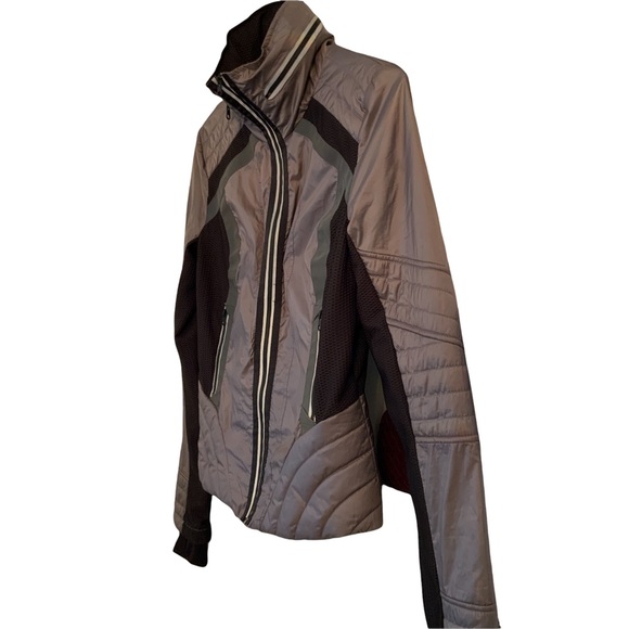 BLANC NOIR Moto Mesh Jackets Windbreaker Grey Black Size S - Picture 4 of 8